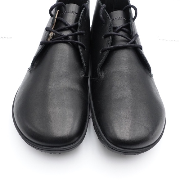 NEW Men's Vivobarefoot Gobi Lux Leather Barefoot Boots Obsidian - Picture 7 of 9